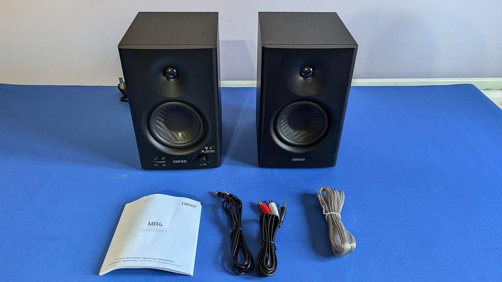 edifier mr4 speakers and accessories