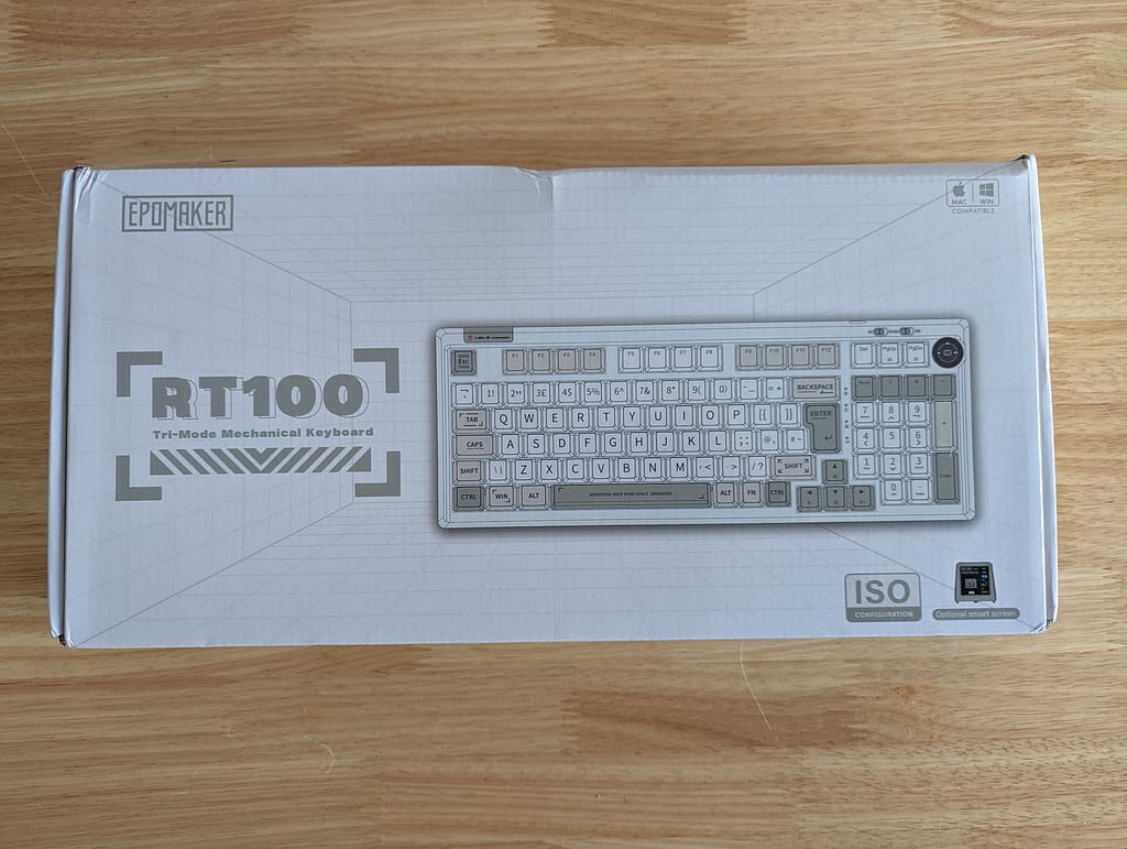 RT100 Front Packaging