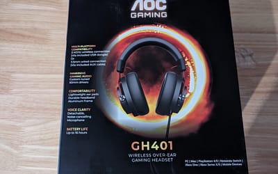 AOC GH401 Wireless Gaming Headset Review