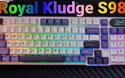 Royal Kludge S98 Wireless Mechanical Keyboard – Smart Display adds loads of customization options