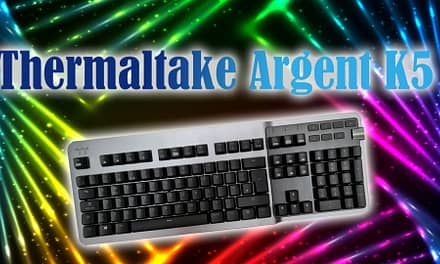 Thermaltake Argent K5 RGB MEchanical Gaming Keyboard Review