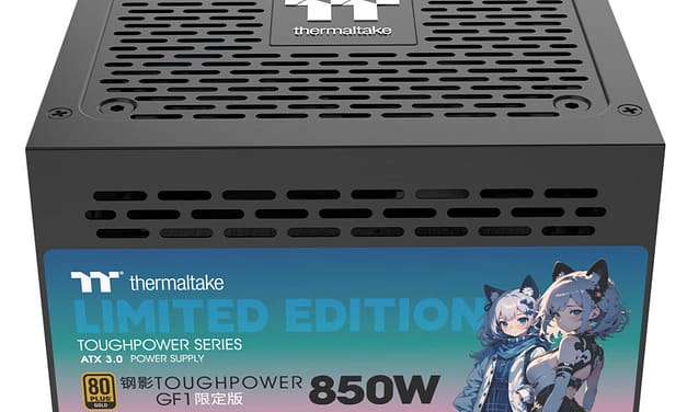 Thermaltake Unveils Steel Shadow Toughpower GF1 850W Limited Edition Power Supply