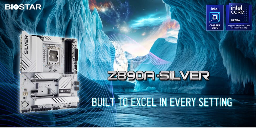 BIOSTAR Introduces New Z890A-Silver Motherboard