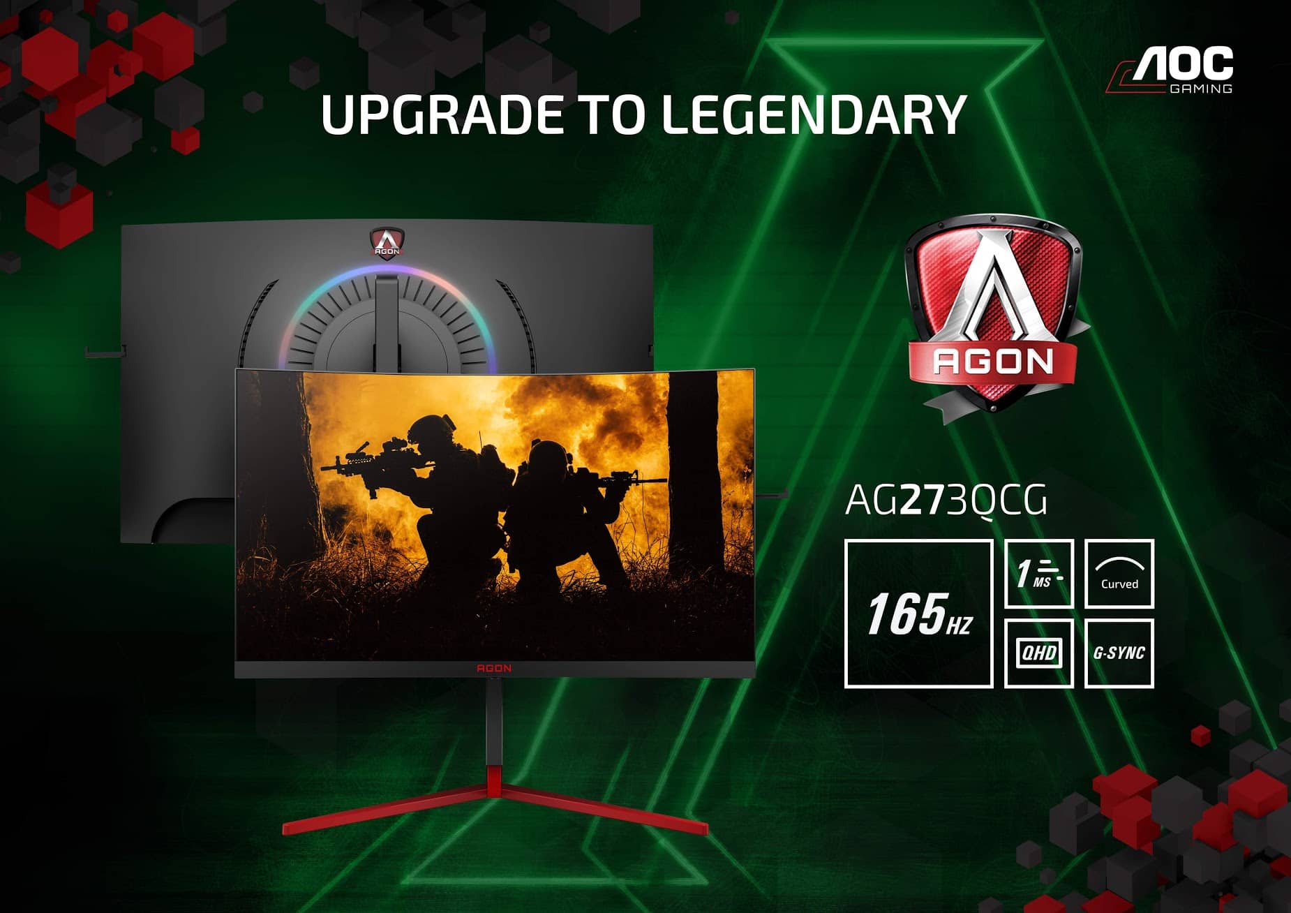 AOC’s new super-fast and award-winning AGON 3 curved gaming displays are about to hit the shelves!