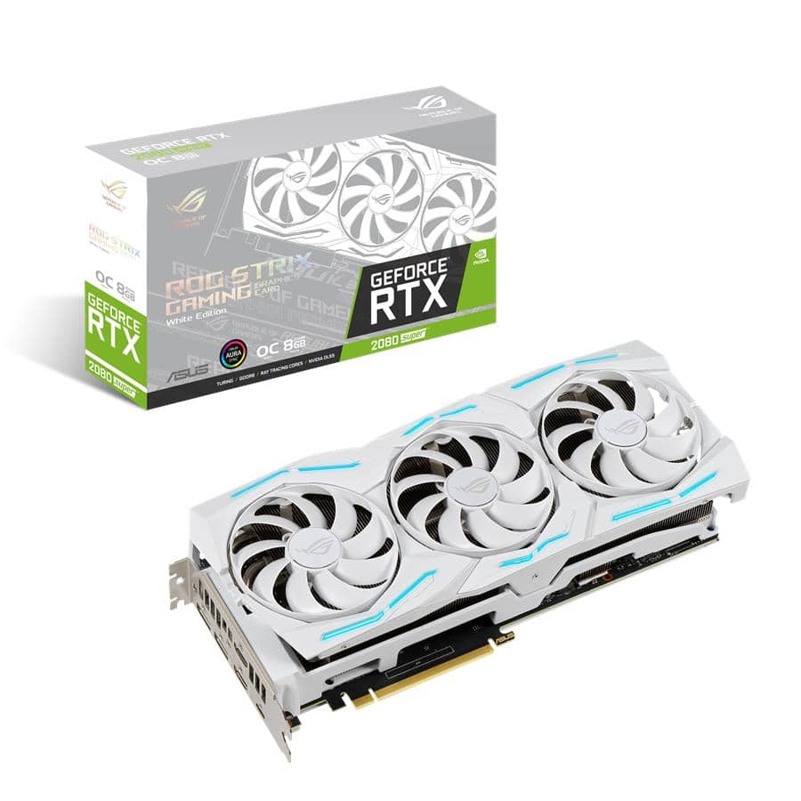 ASUS Republic of Gamers Announces Strix GeForce RTX 2080 SUPER White Edition